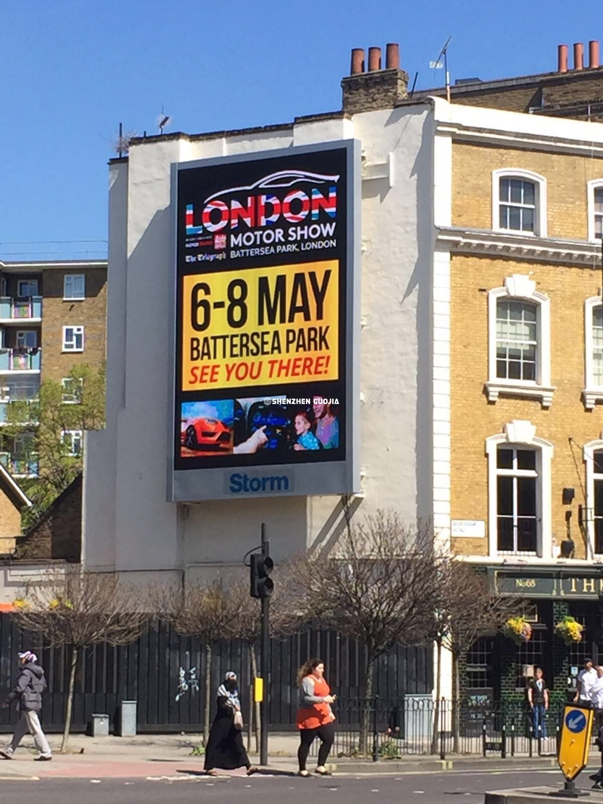 P8mm SMD Outdoor Led Display LONDON
