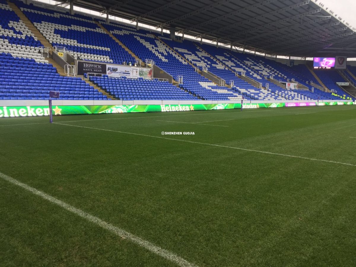 Outdoor P10 perimeter for Rugby stadiums