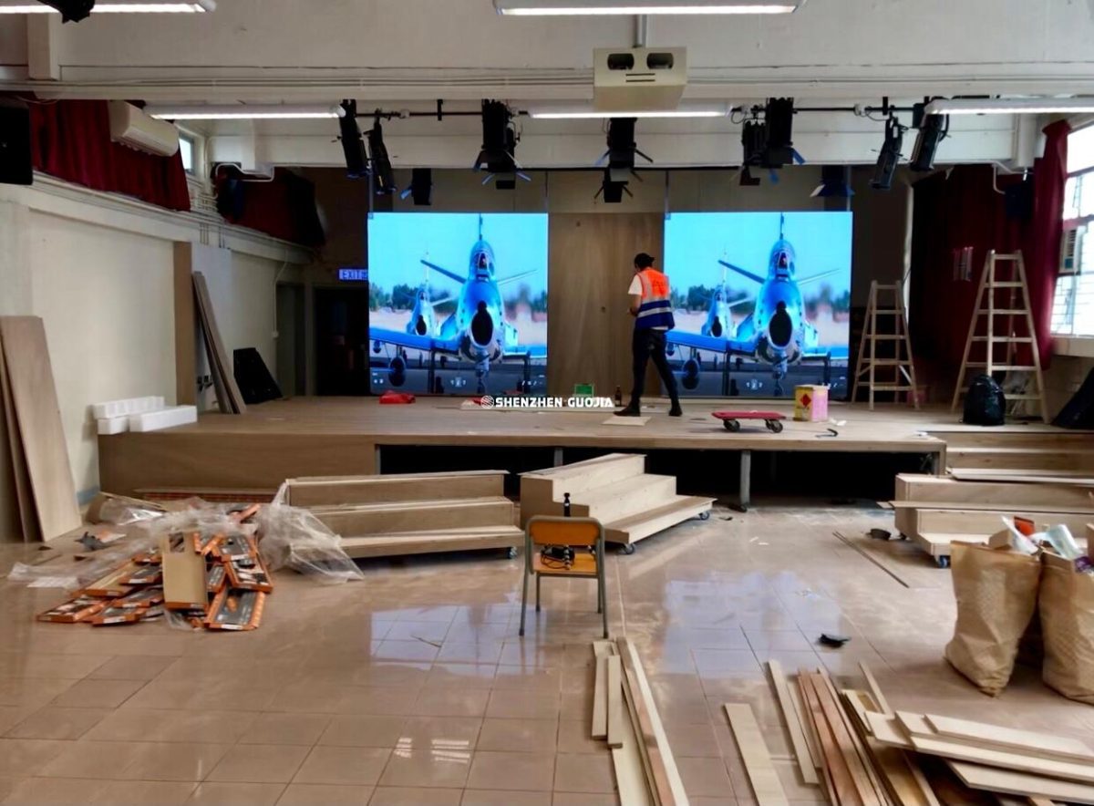 可開合LED Indoor Pitch 2mm Sliding LED Wall